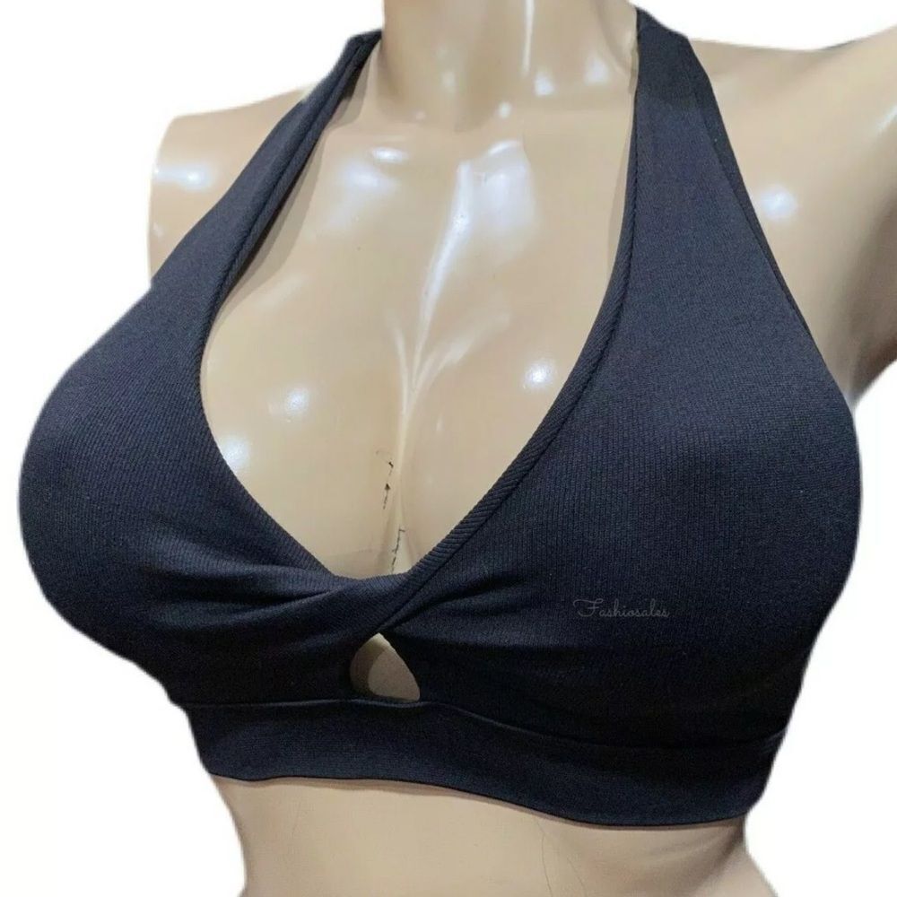 Victorias Secret Sport Seamless Comfort Padded Twist Front Sports bra black M